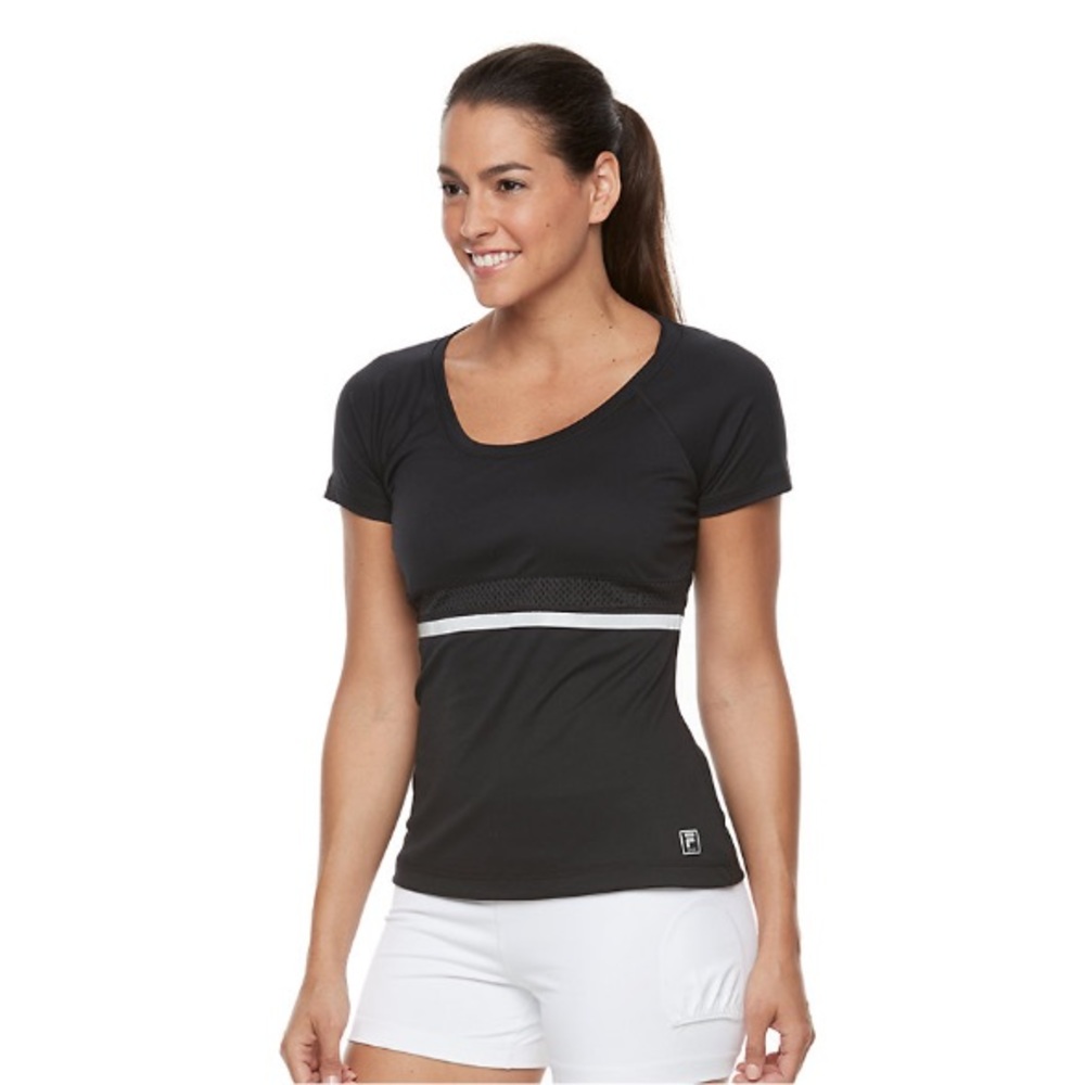 FILA Sport Vented Reflective Performance Athletic Sporty T Shirt Women’s Medium